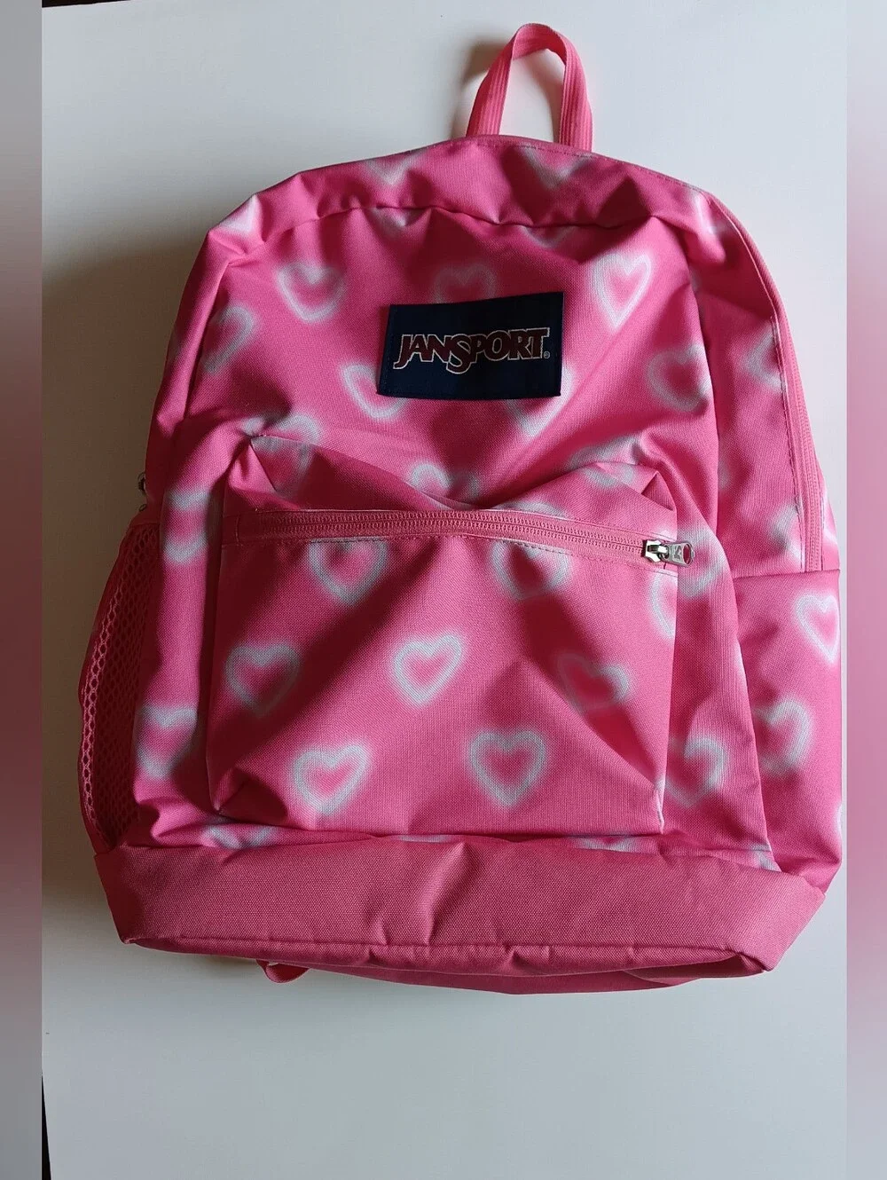 Jansport Pink Heart Backpack